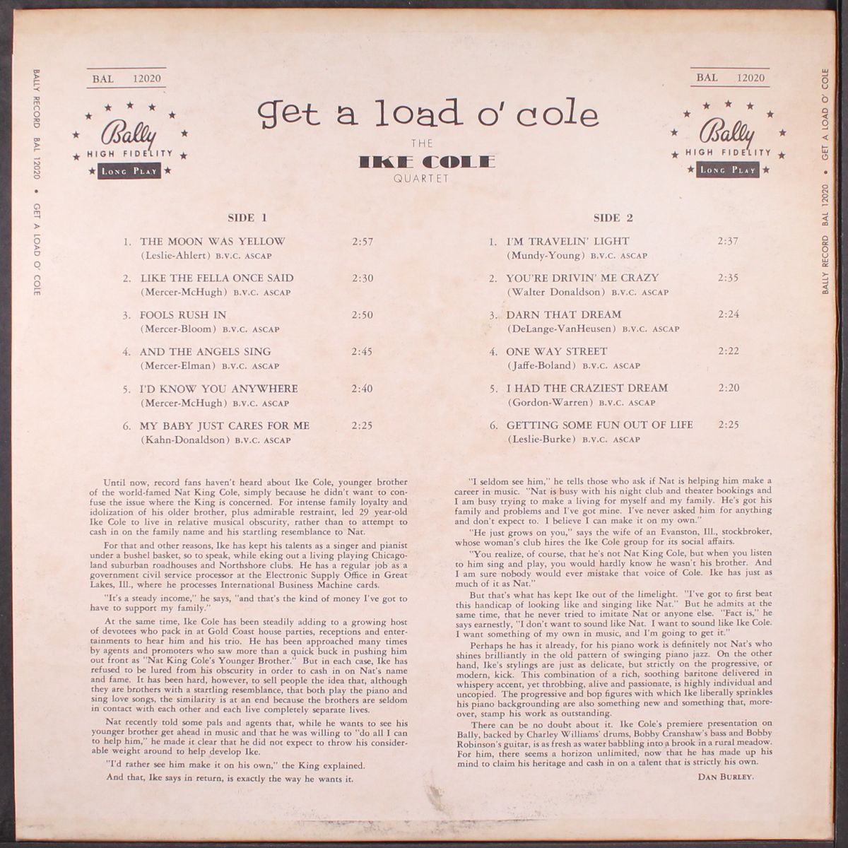 get a load o' cole by IKE COLE