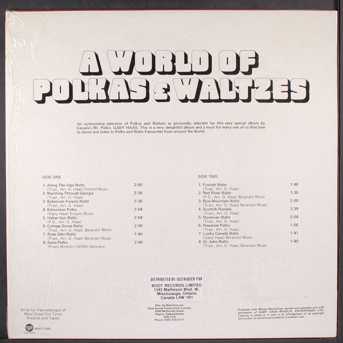 a world of polkas & waltzes by GABY HAAS
