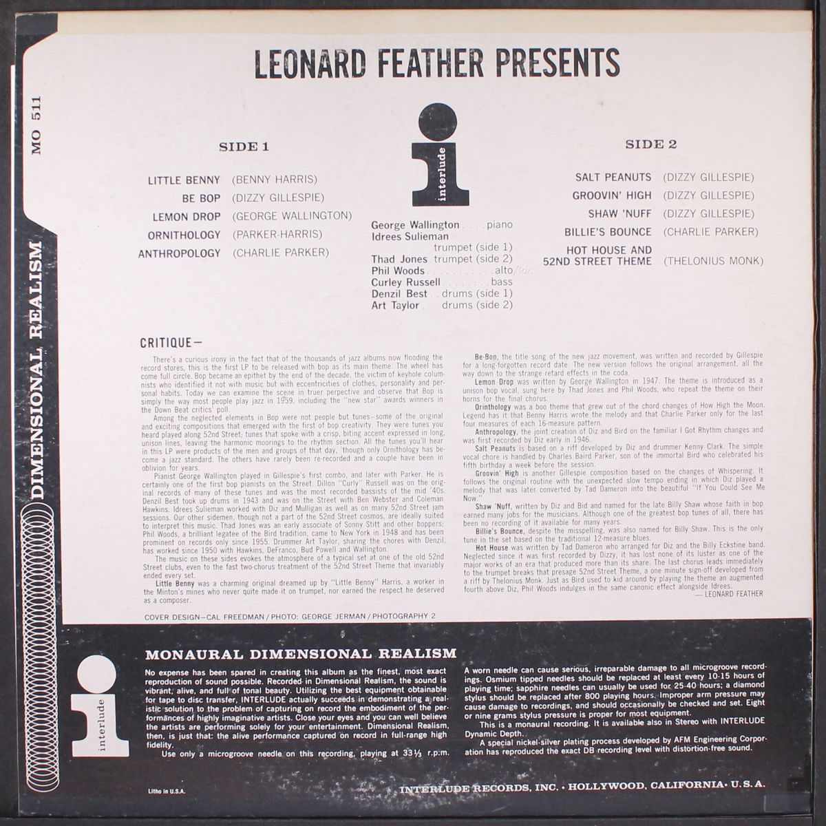 leonard feather presents 52nd st by GEORGE WALLINGTON