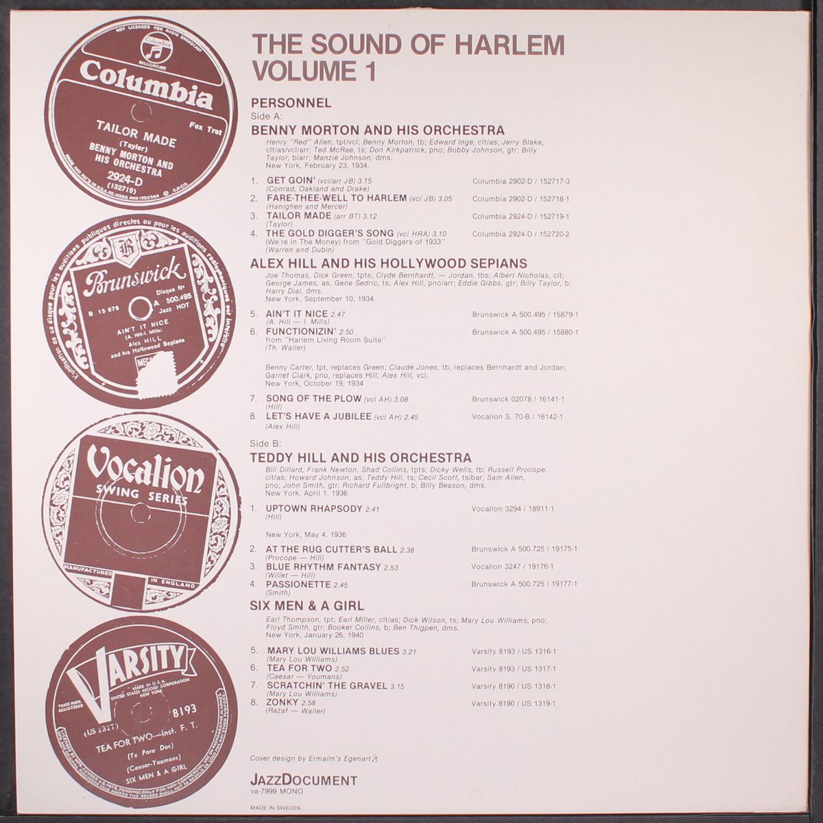 the sound of harlem, vol. 1 by VARIOUS
