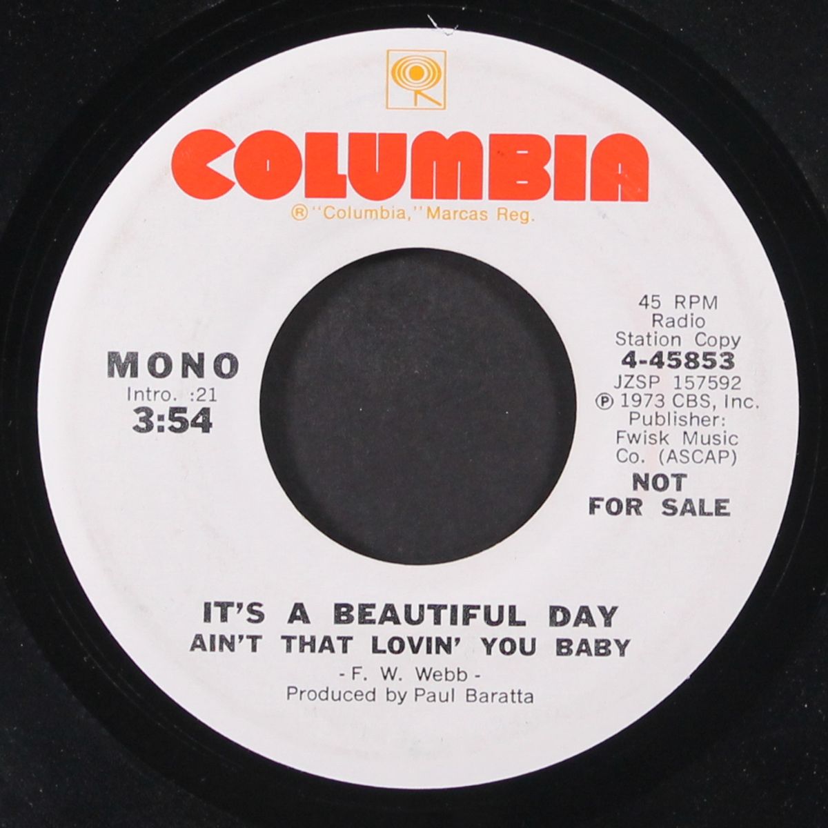 ain't that lovin' you baby / mono by IT'S A BEAUTIFUL DAY