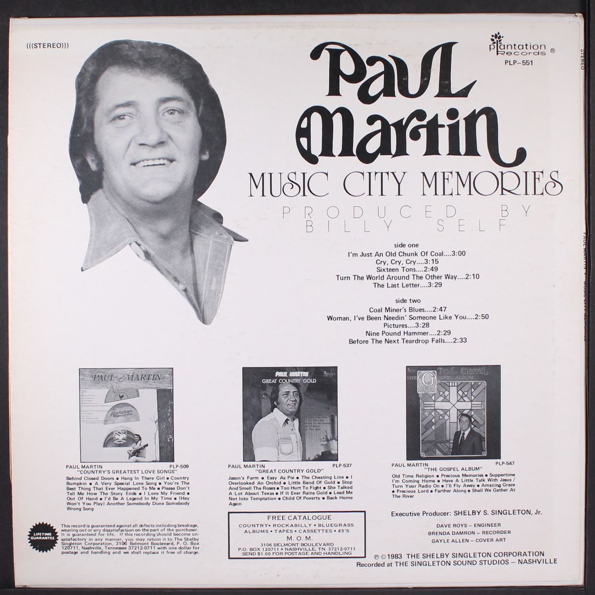 music city memories by PAUL MARTIN