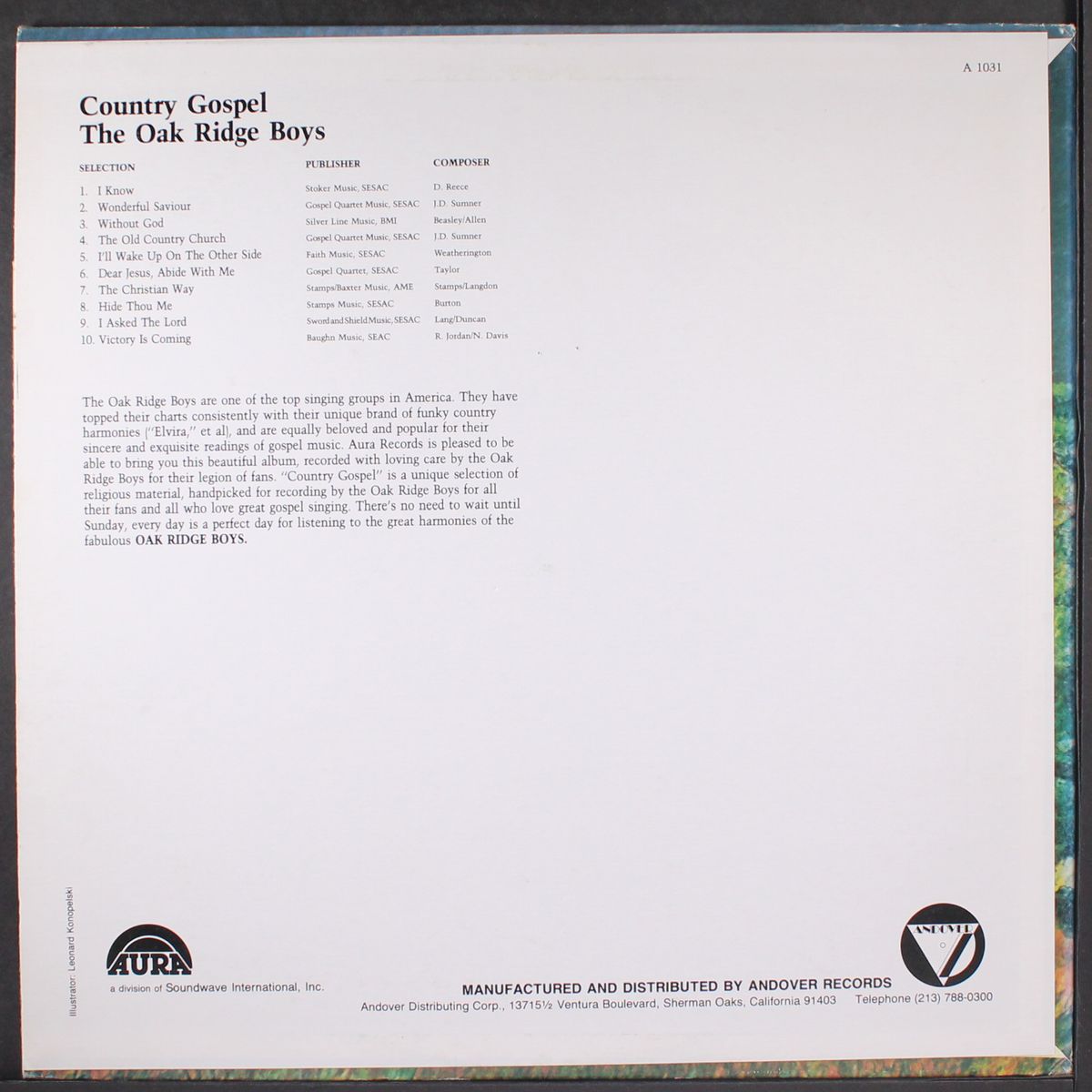 country gospel by OAK RIDGE BOYS