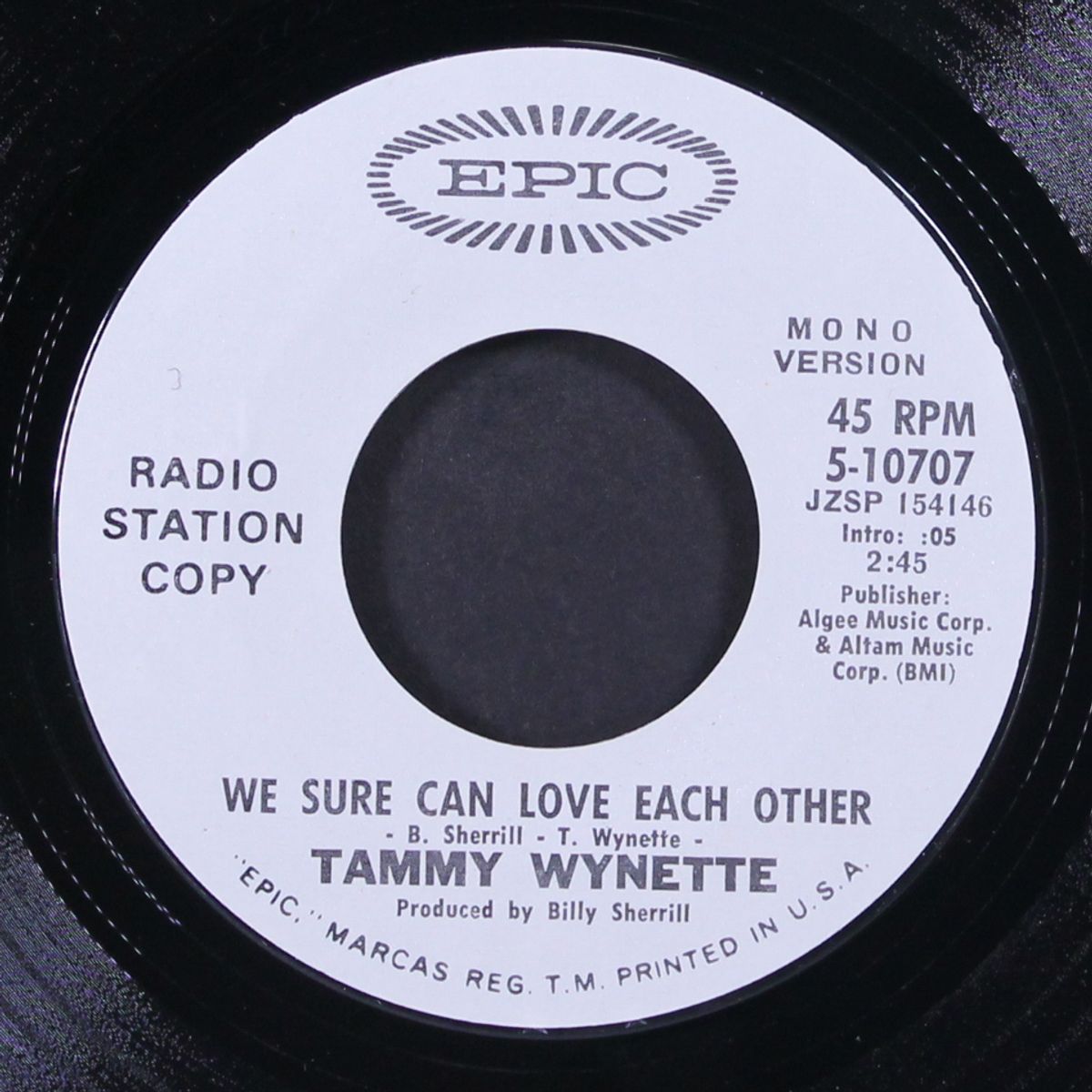 we sure can love each other / mono by TAMMY WYNETTE