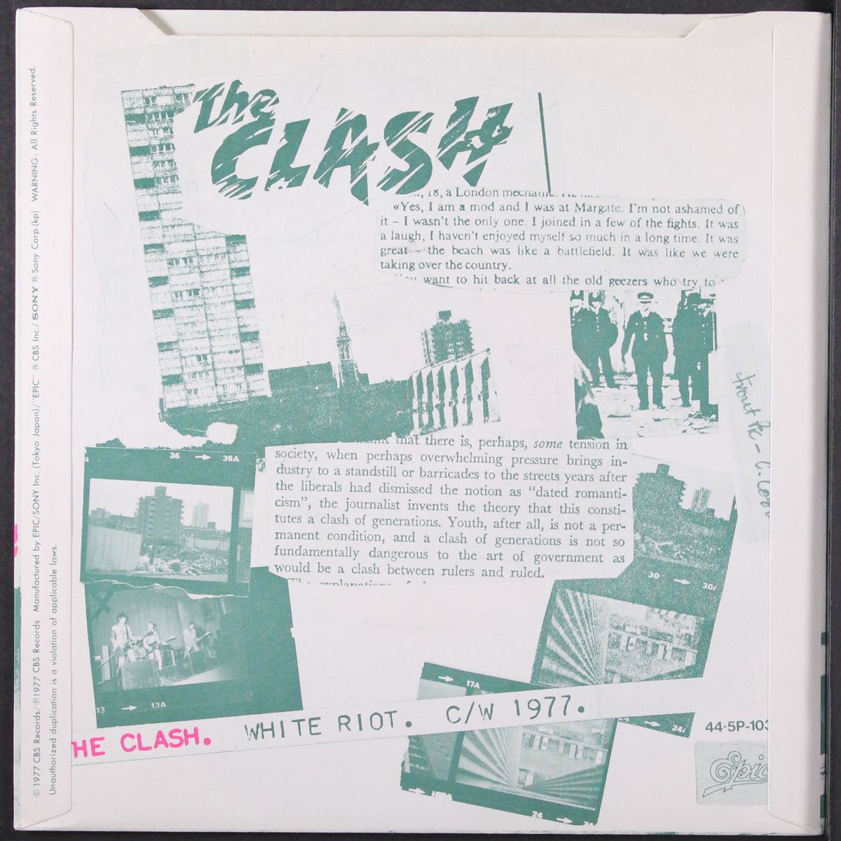 the singles by CLASH