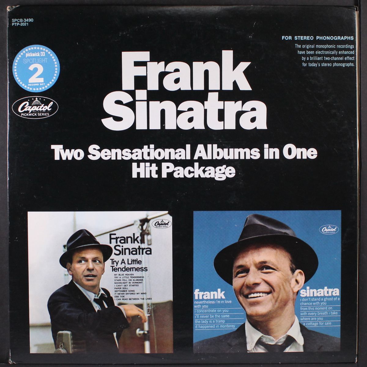 try a little tenderness /neverless i'm in love with you by FRANK SINATRA