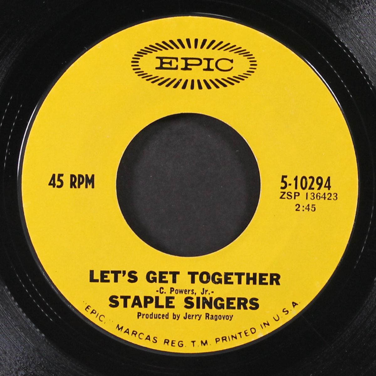 let's get together / power of love by STAPLE SINGERS