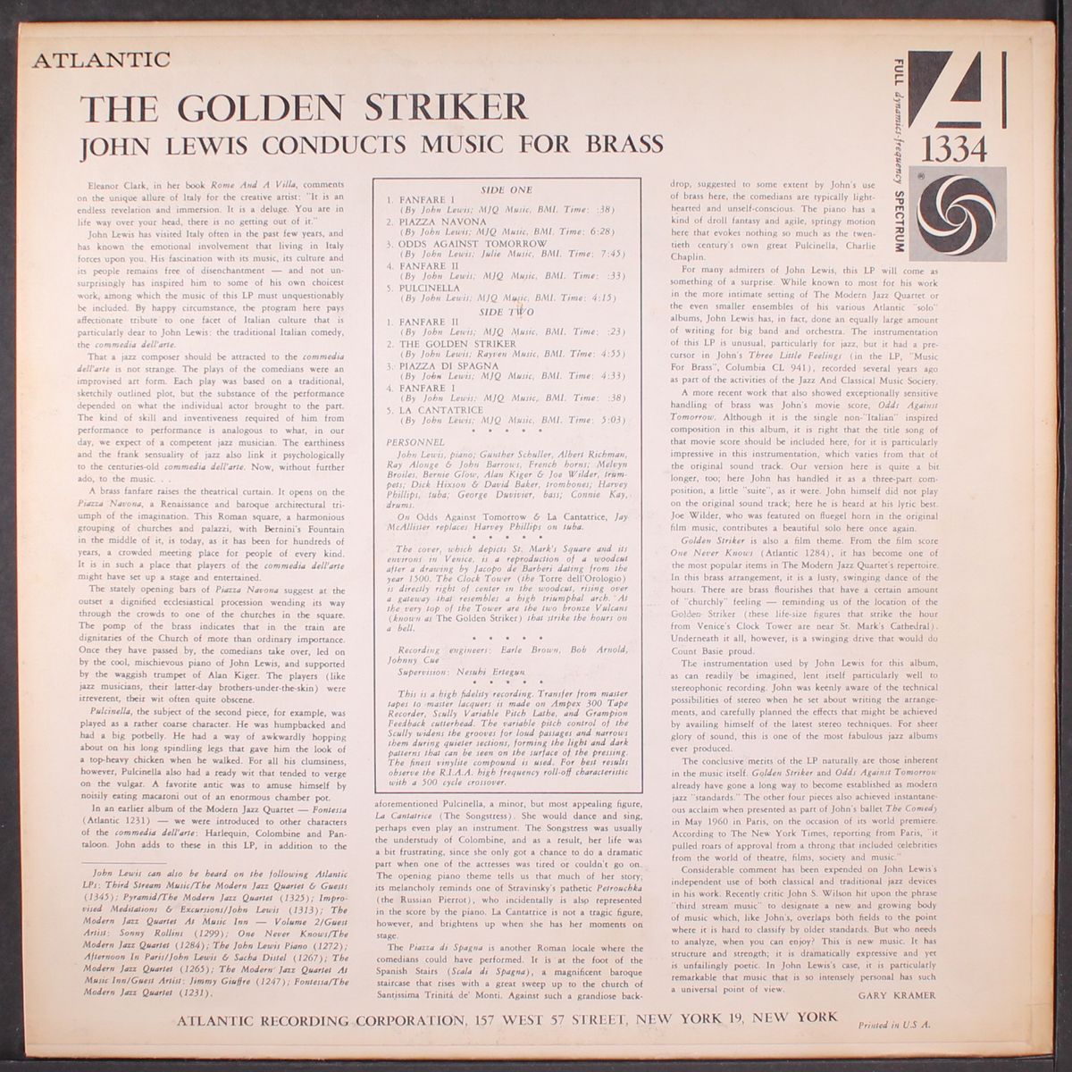 the golden striker by JOHN LEWIS