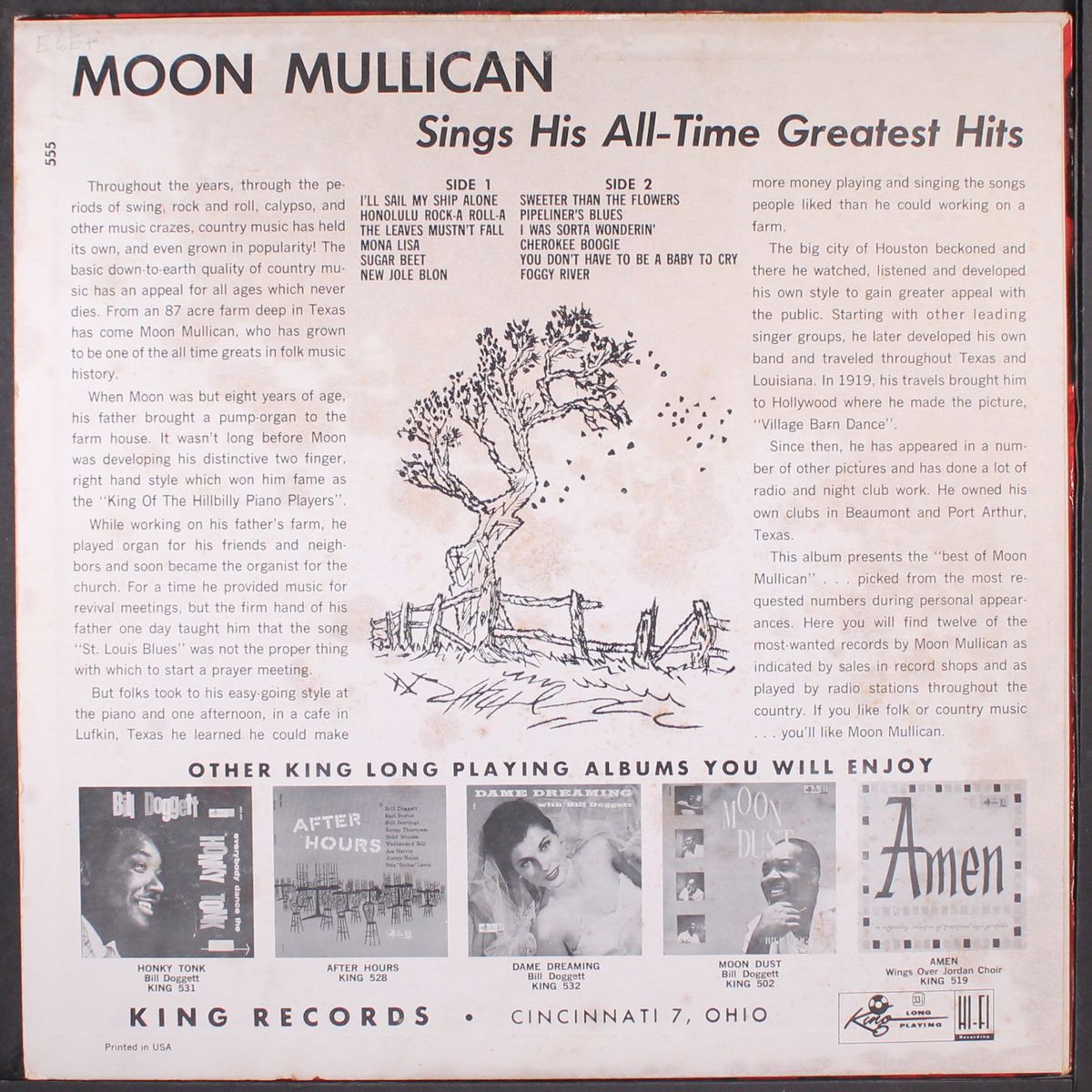 sings his all-time hits by MOON MULLICAN