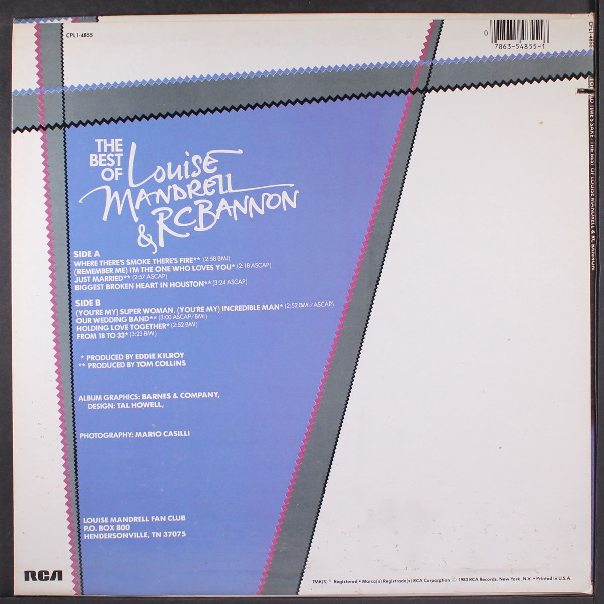 best of by LOUISE MANDRELL & R.C. BANNON