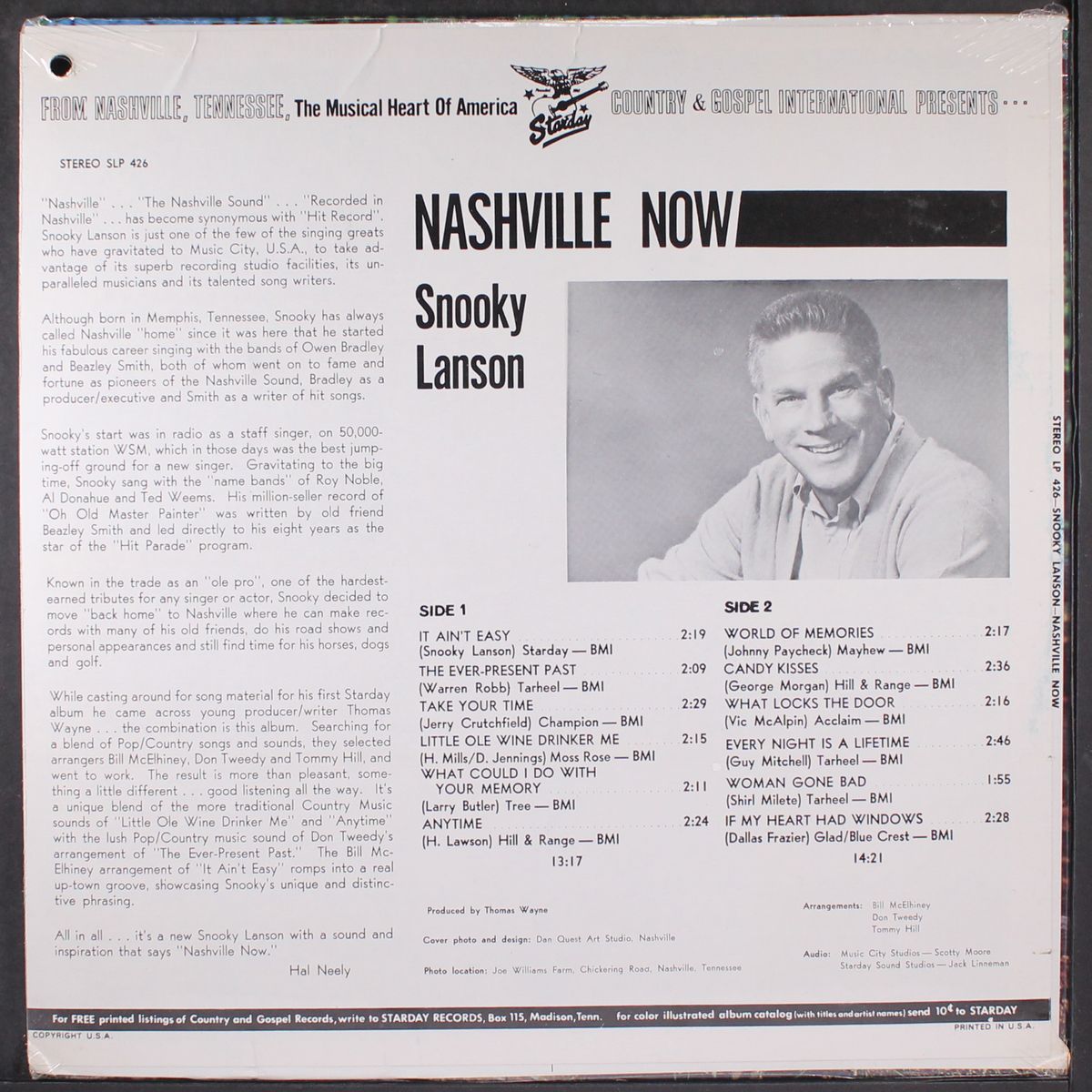 nashville now by SNOOKY LANSON