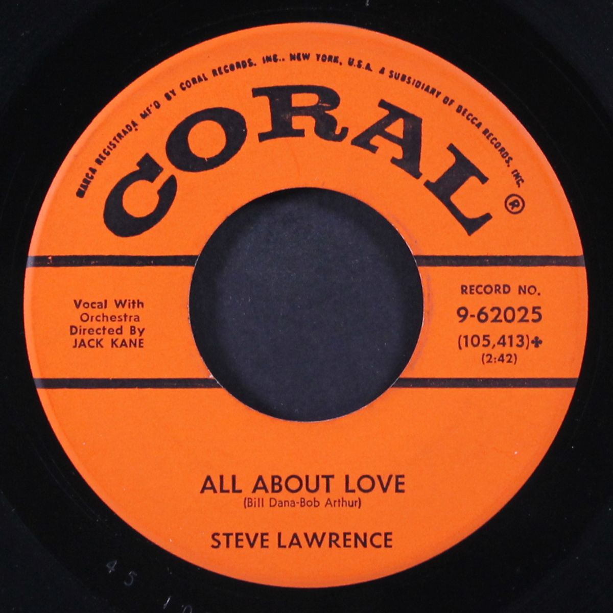 many a time / all about love by STEVE LAWRENCE