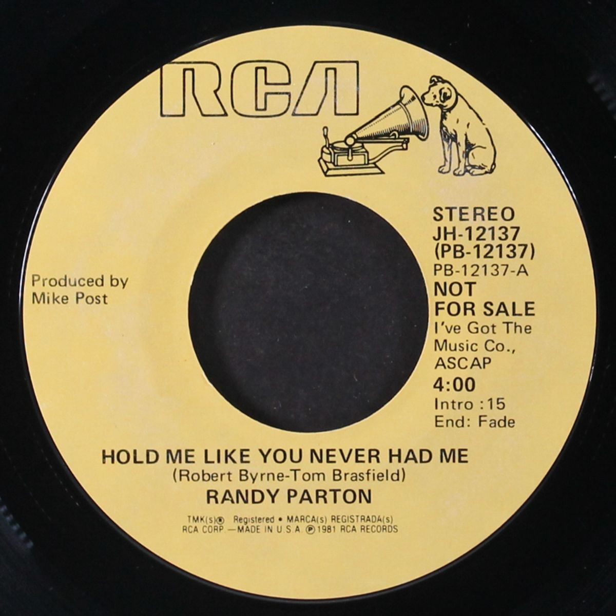 hold me like you never had me / mono by RANDY PARTON