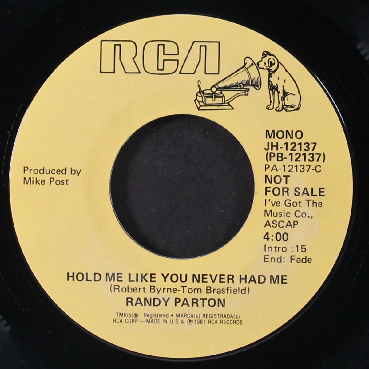 hold me like you never had me / mono by RANDY PARTON