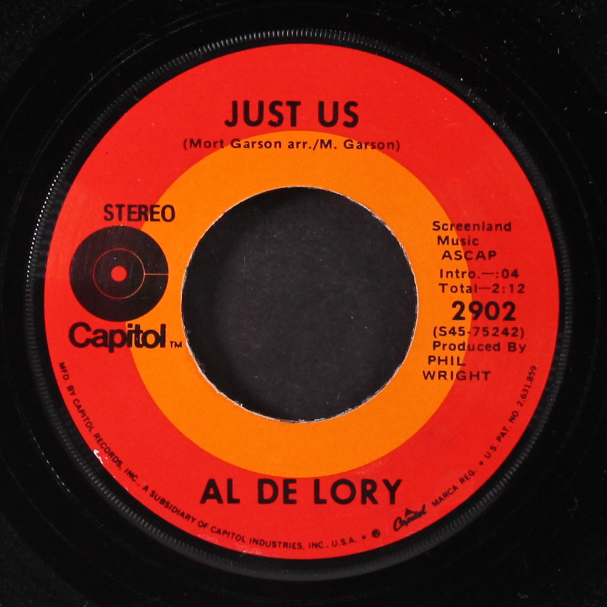 just us / theme from borsalino by AL DE LORY
