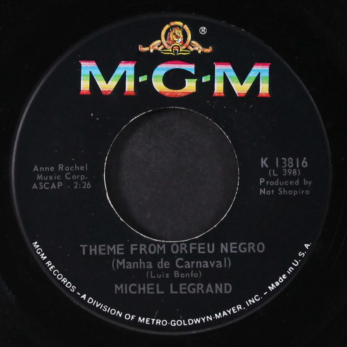 tara's theme / theme from orfeu negro by MICHEL LEGRAND