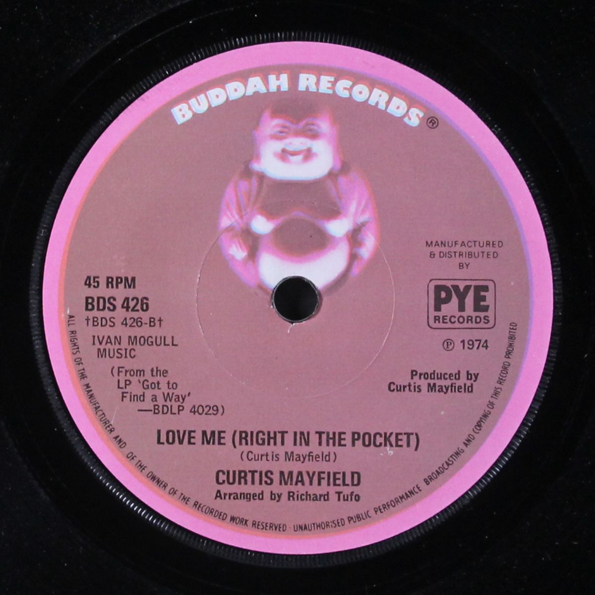 mother's son / love me (right in the pocket) by CURTIS MAYFIELD