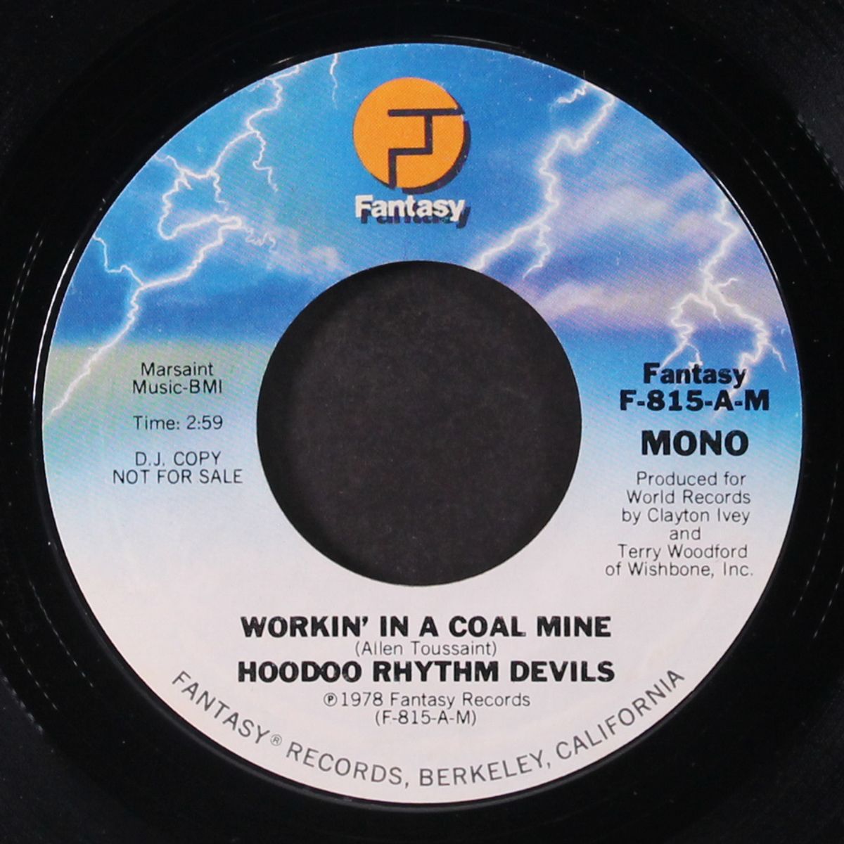 workin' in a coal mine / mono by HOODOO RHYTHM DEVILS