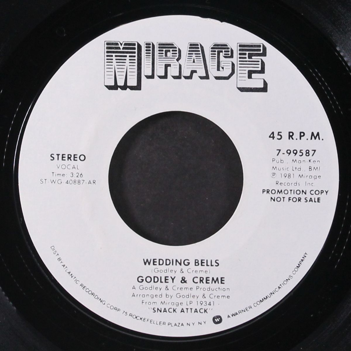 wedding bells / same by GODLEY & CREME