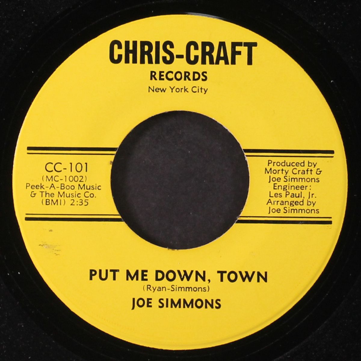 let it be / put me down, town by JOE SIMMONS
