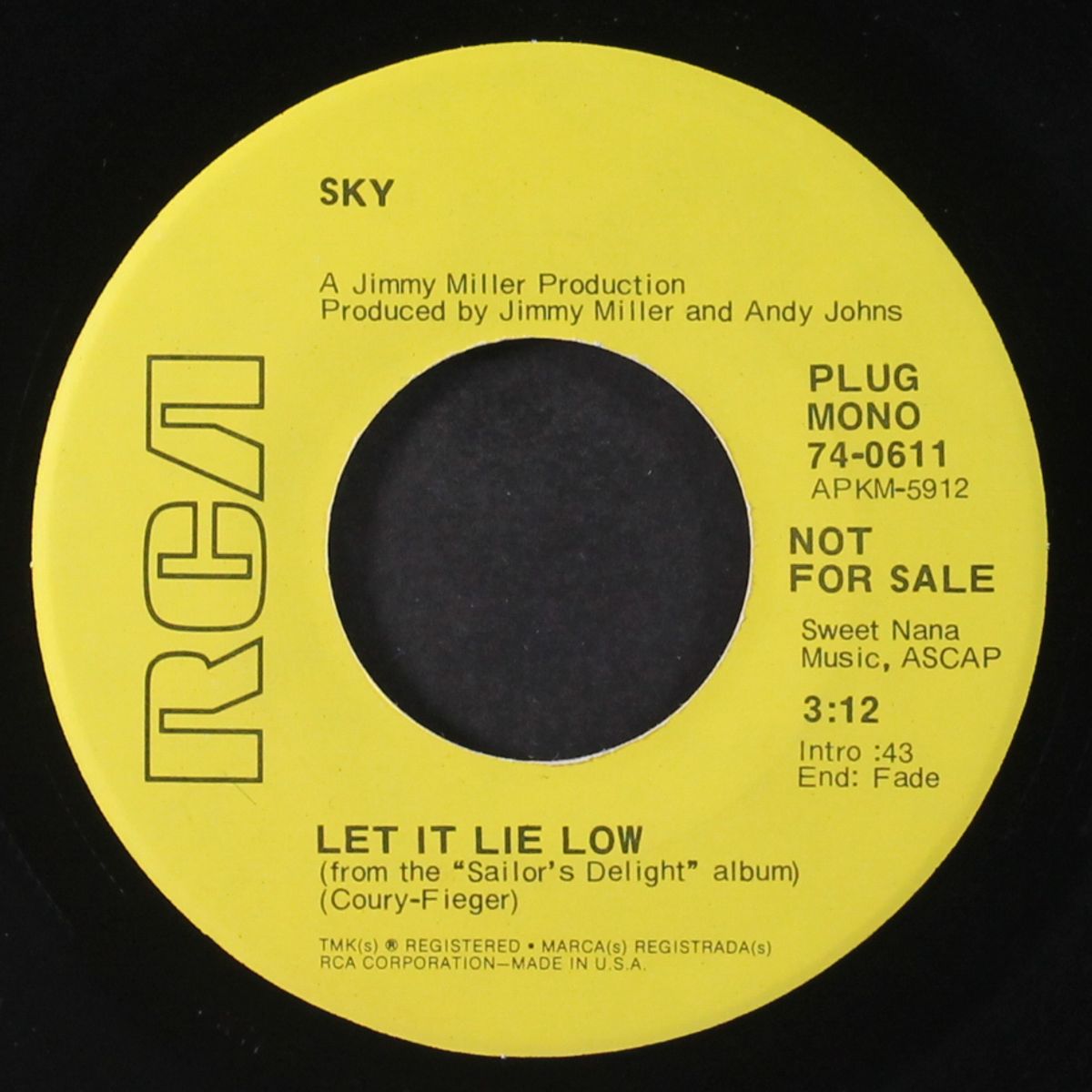 let it lie low / taking the long way home by SKY
