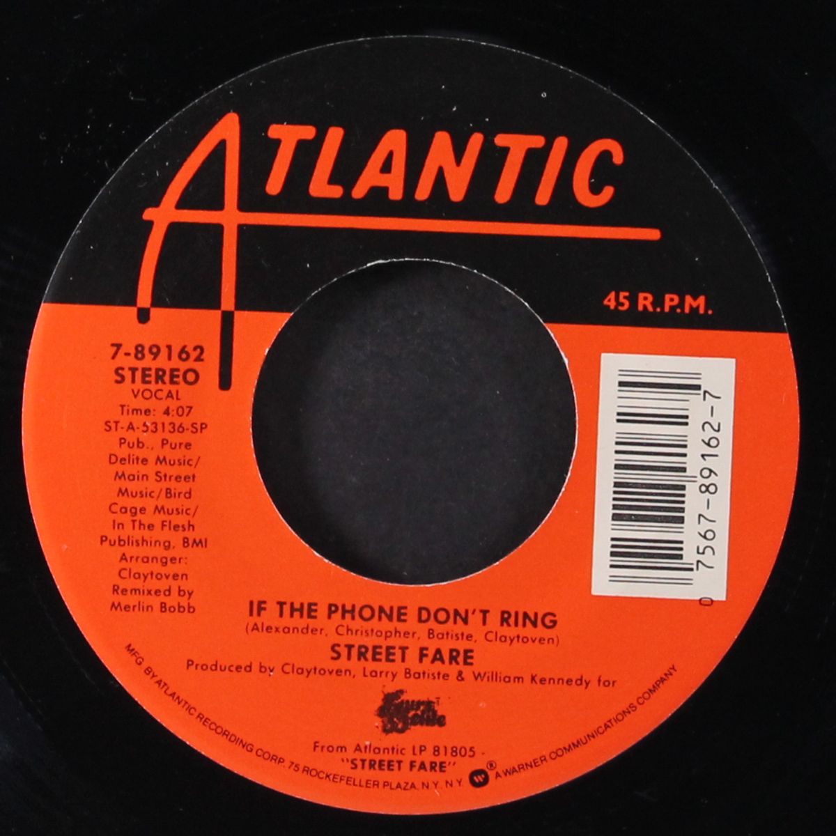 come and get this love / if the phone don't ring by STREET FARE