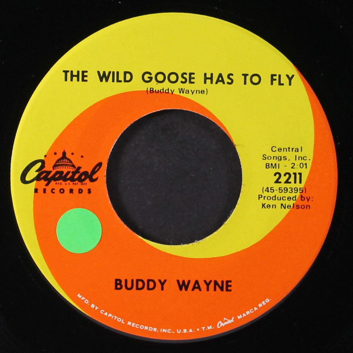 the wild goose has to fly / the world was good to me by BUDDY WAYNE