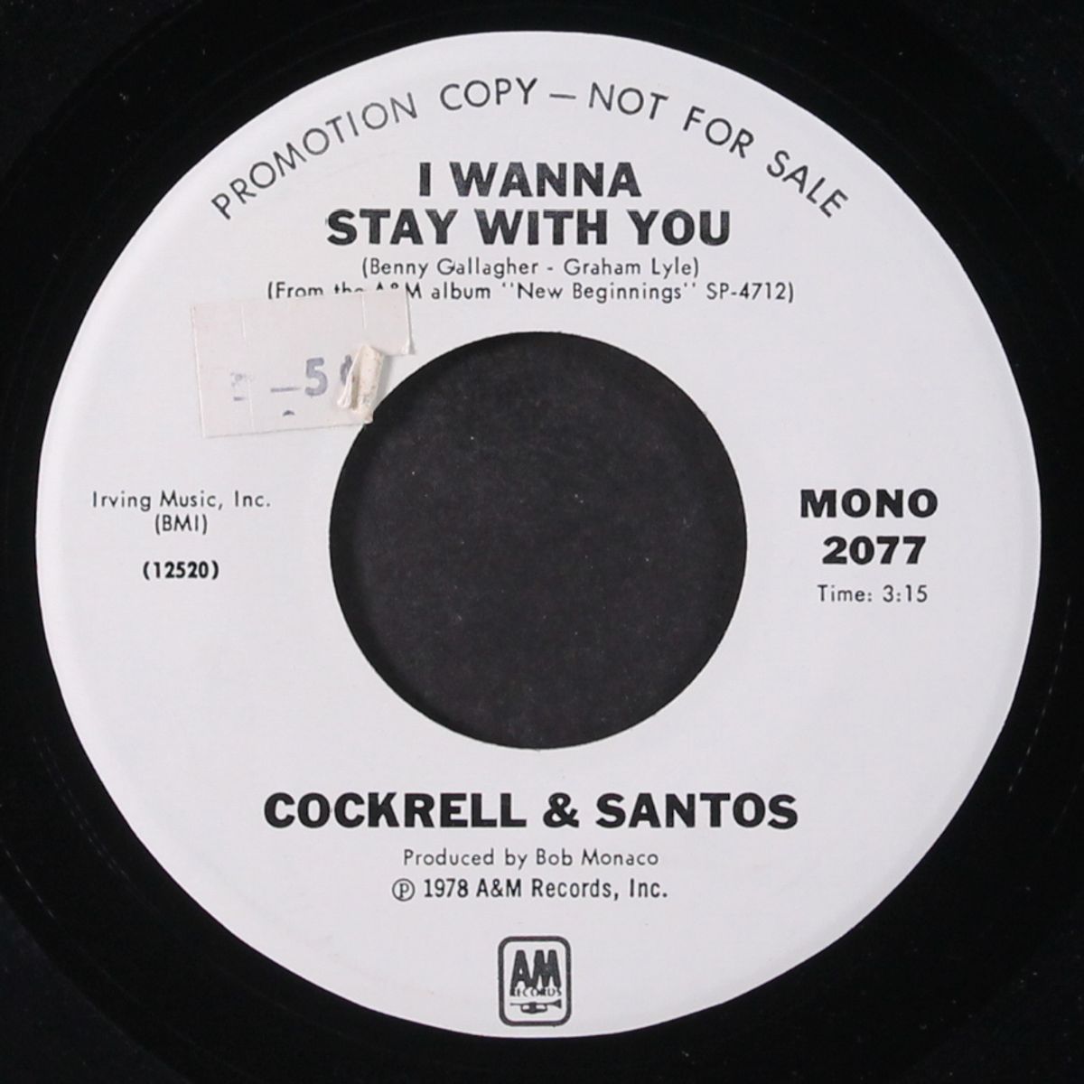 i wanna stay with you / mono by COCKRELL & SANTOS