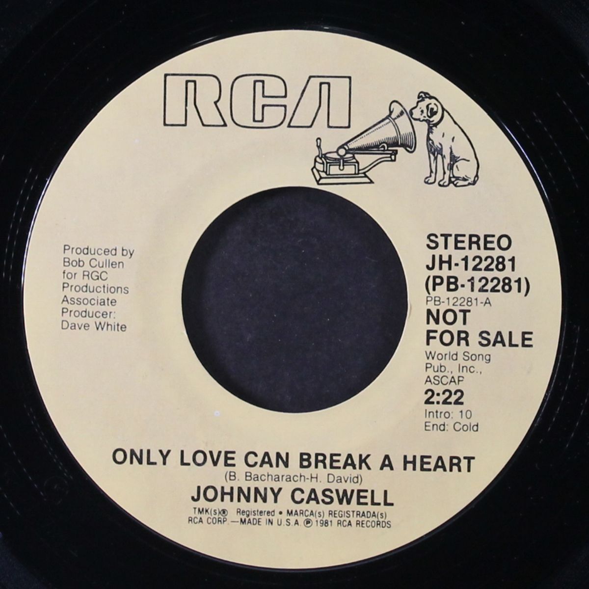 only love can break a heart / mono by JOHNNY CASWELL