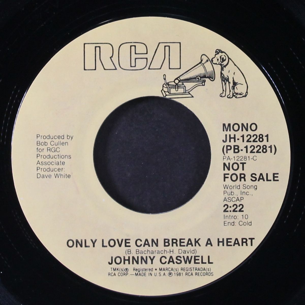only love can break a heart / mono by JOHNNY CASWELL