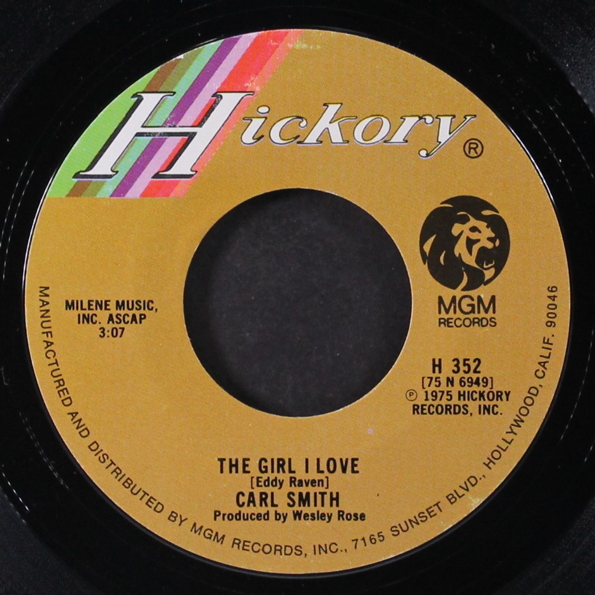 the girl i love / me and my broken heart by CARL SMITH