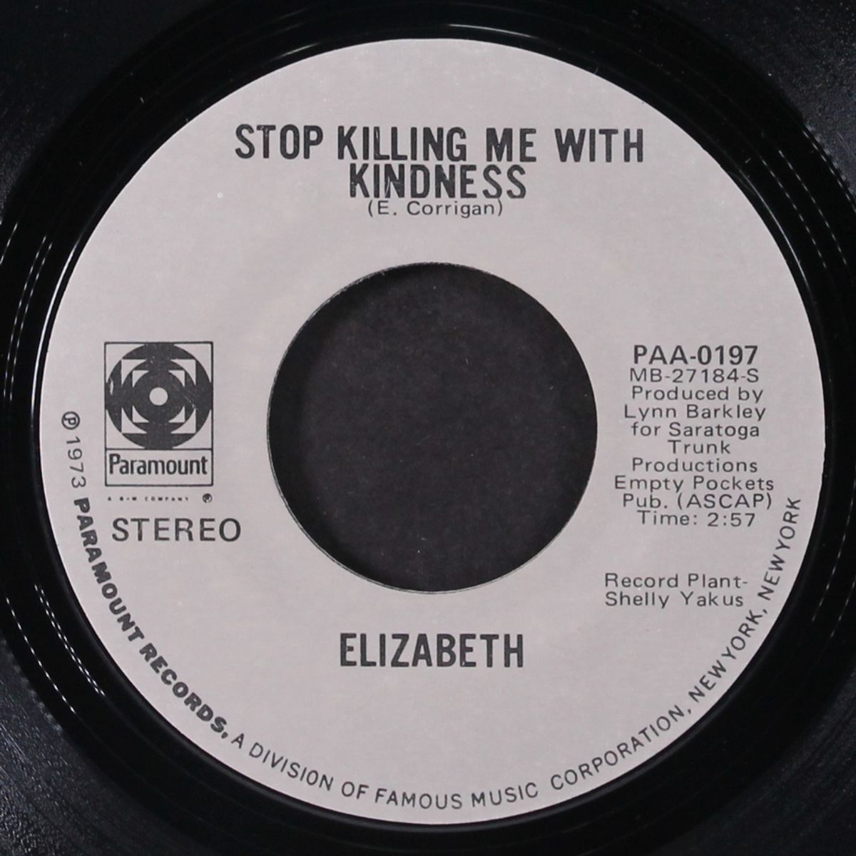 stop killing me with kindness / oh bird by ELIZABETH