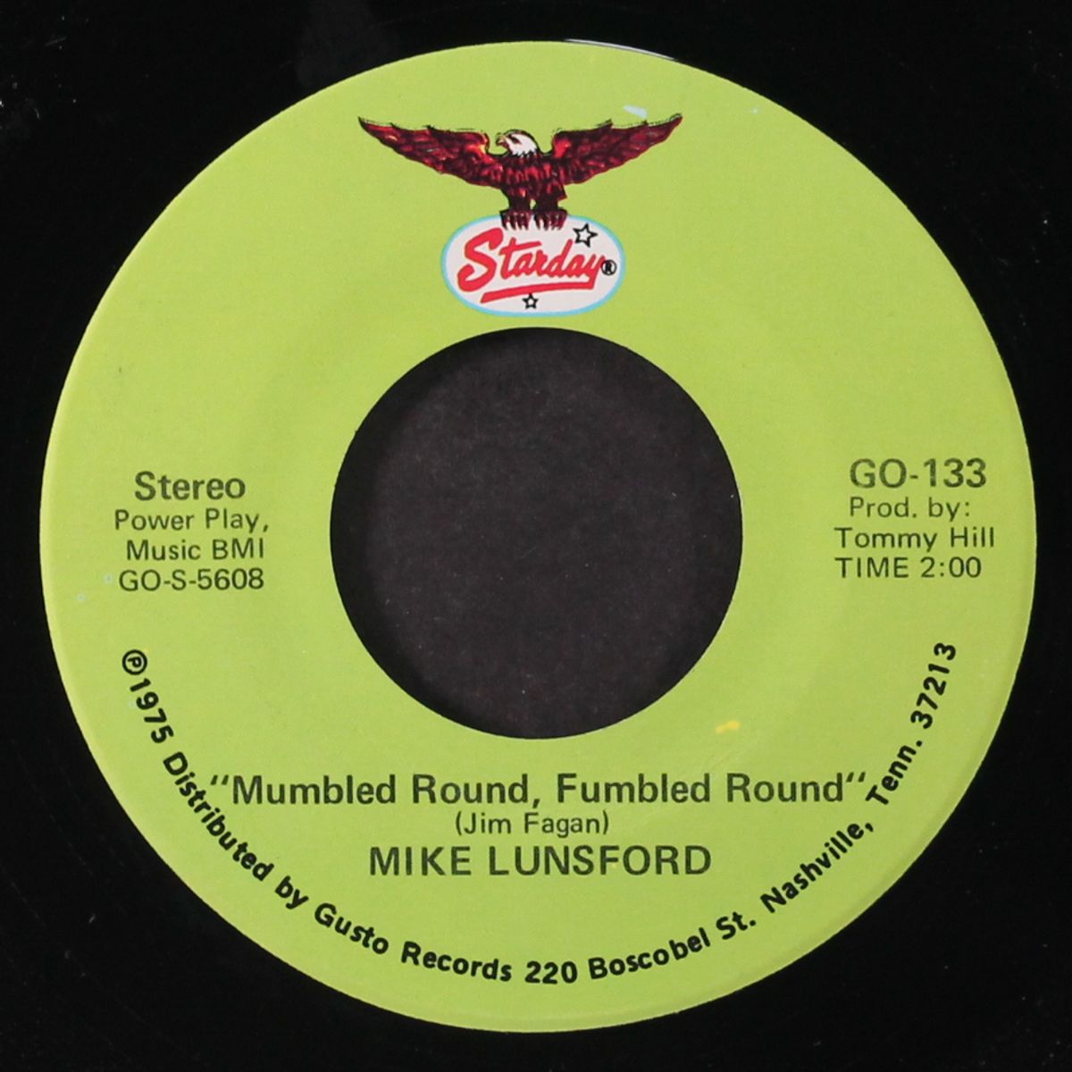 mumbled round, fumbled round / sugar sugar by MIKE LUNSFORD