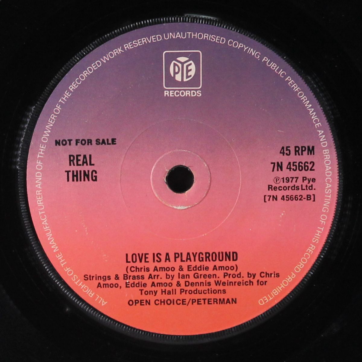 you'll never know what you're missing / love is a playground by REAL THING
