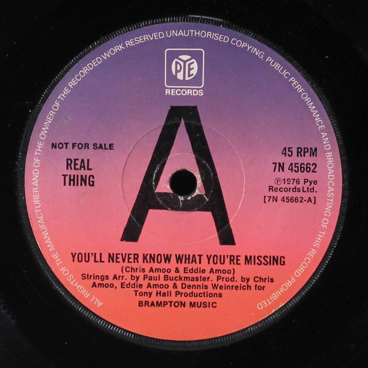 you'll never know what you're missing / love is a playground by REAL THING