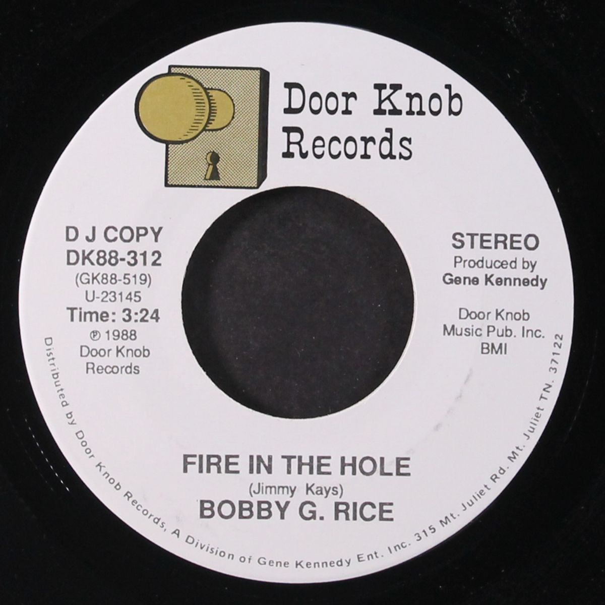 fire in the hole / same by BOBBY G. RICE