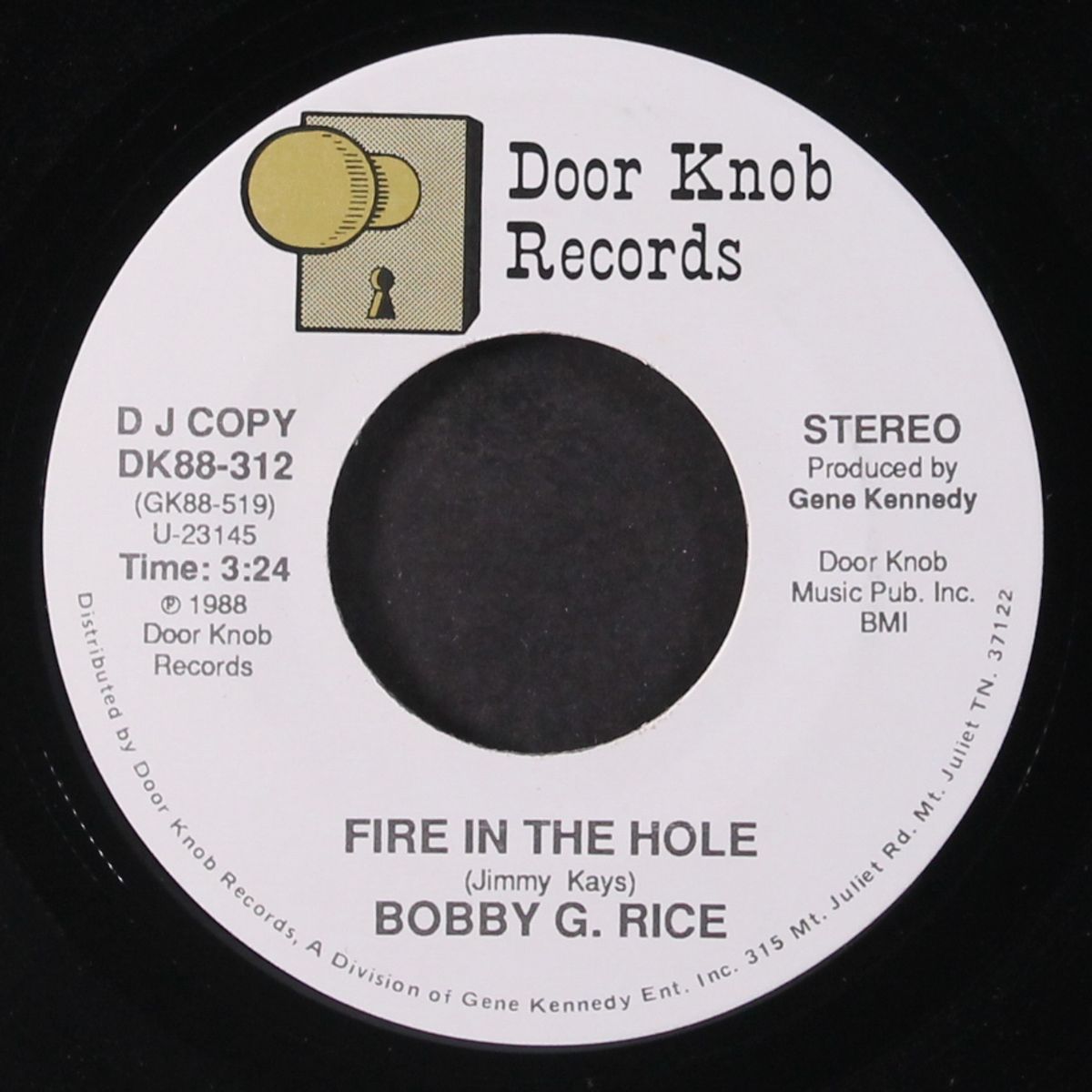 fire in the hole / same by BOBBY G. RICE