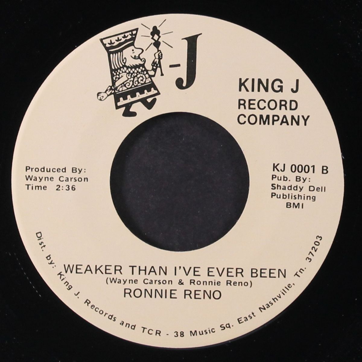 movie time blues / weaker than i've ever been by RONNIE RENO