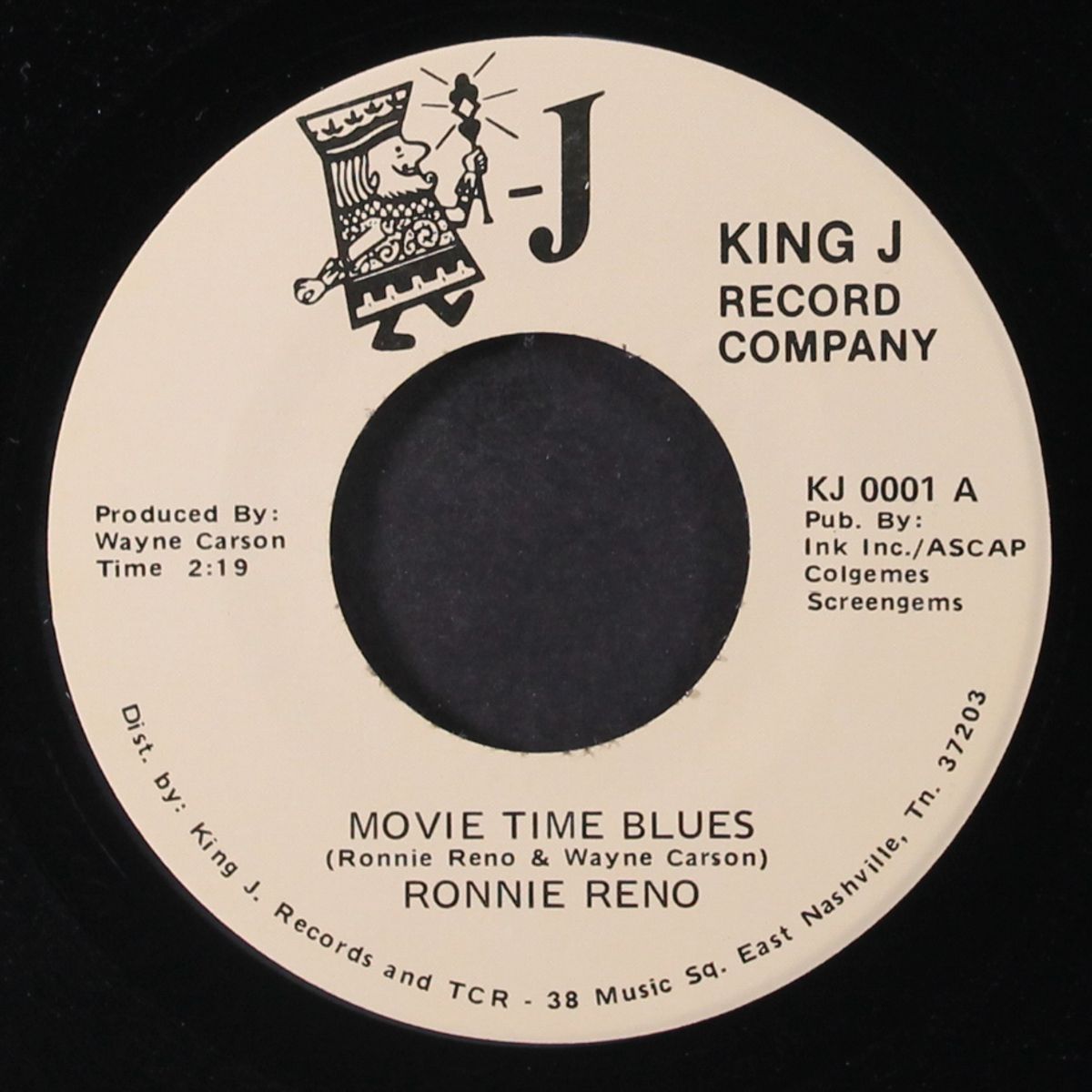 movie time blues / weaker than i've ever been by RONNIE RENO