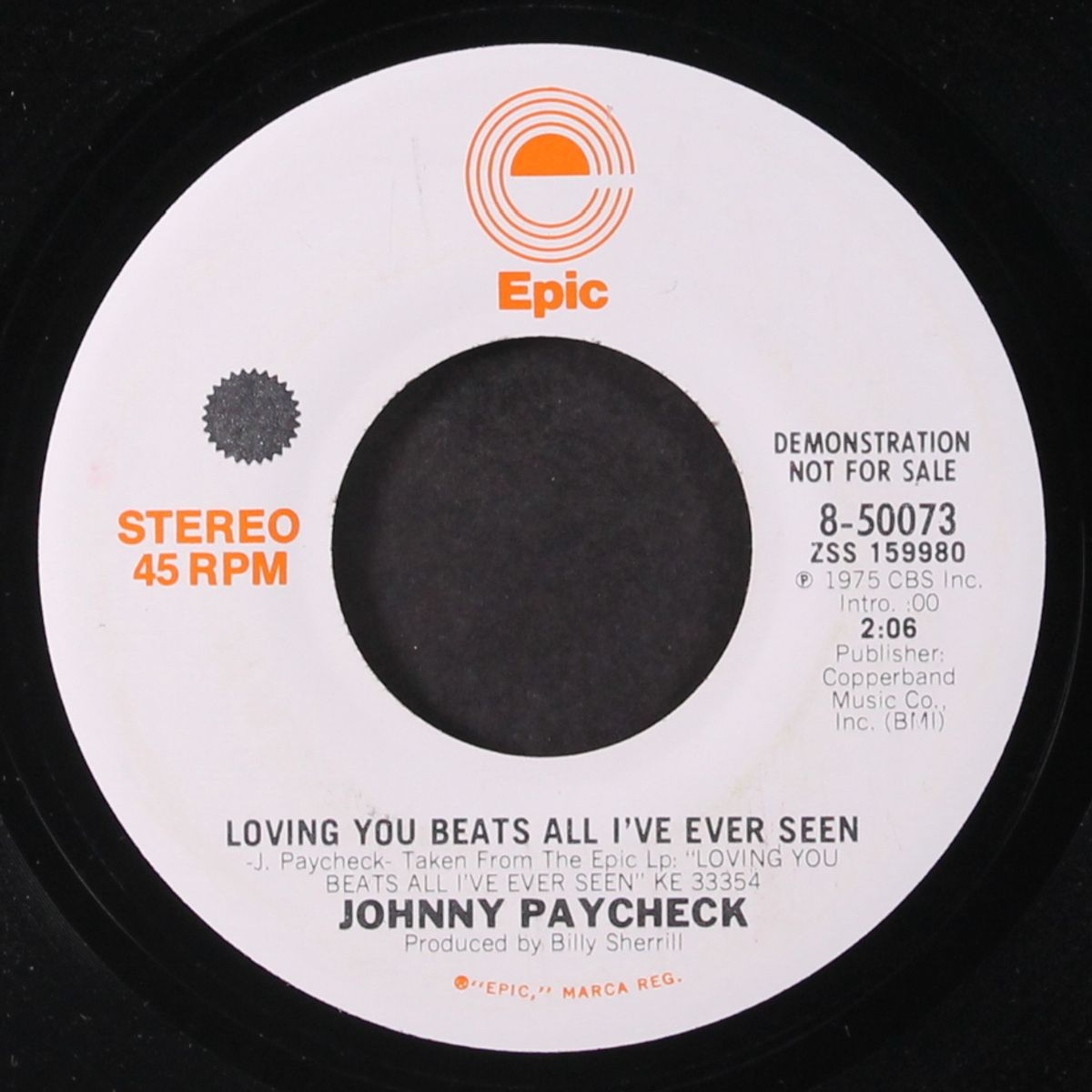 loving you beats all i've ever seen / mono by JOHNNY PAYCHECK