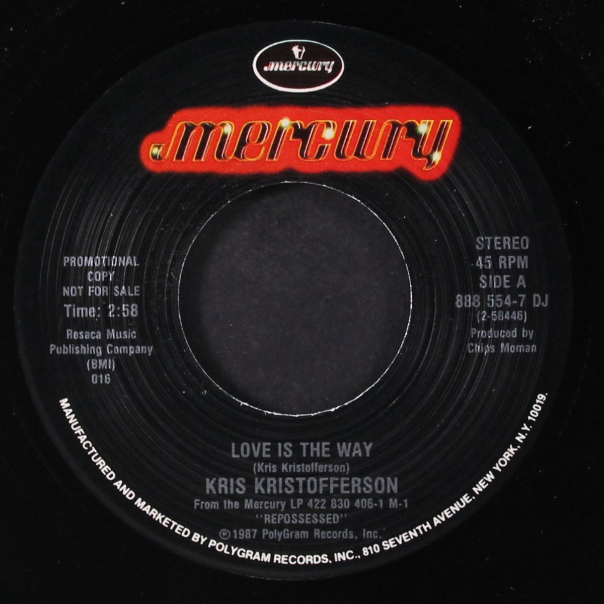 love is the way / same by KRIS KRISTOFFERSON