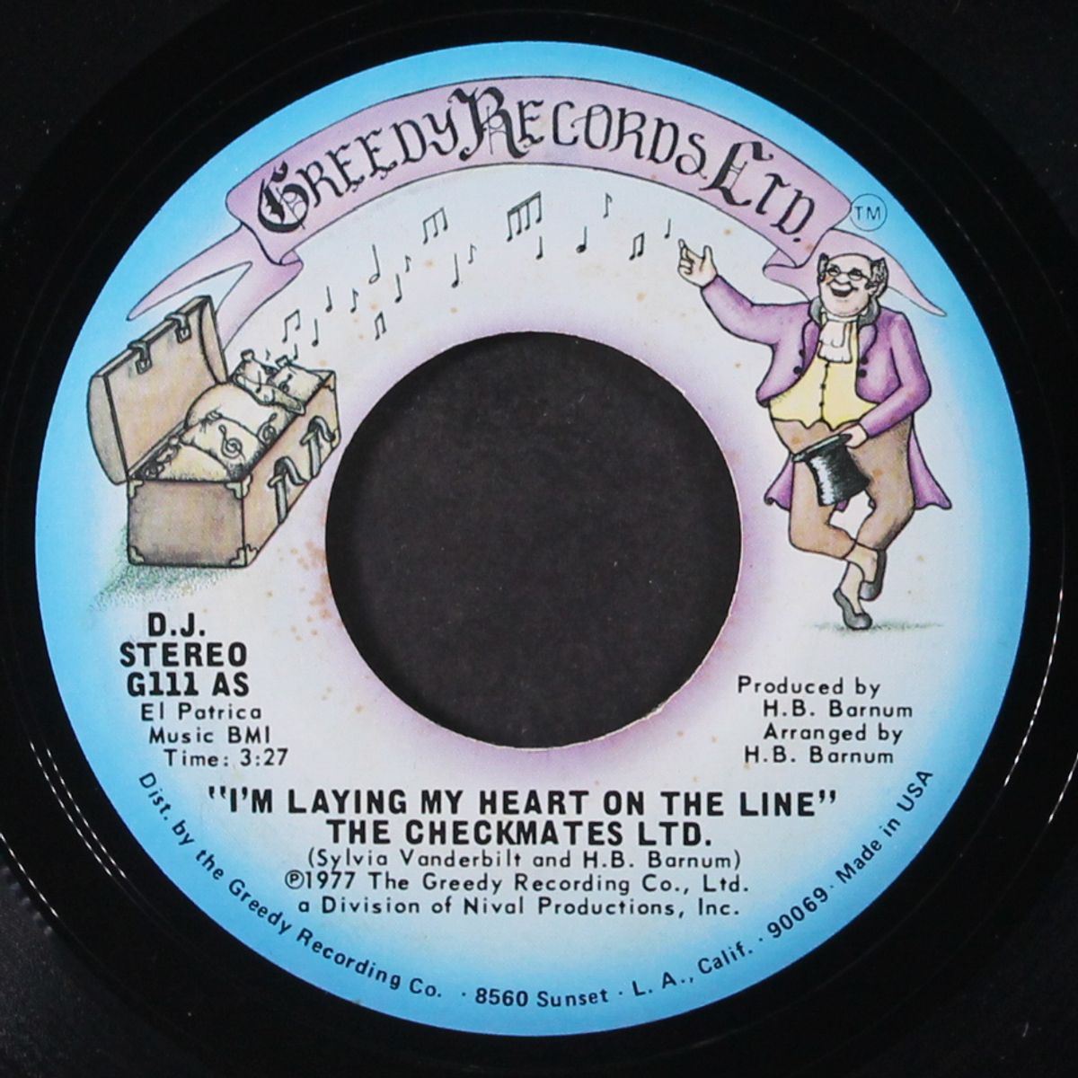 i'm laying my heart on the line by CHECKMATES LTD.