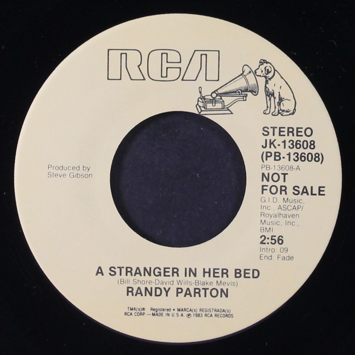 a stranger in her bed / same by RANDY PARTON