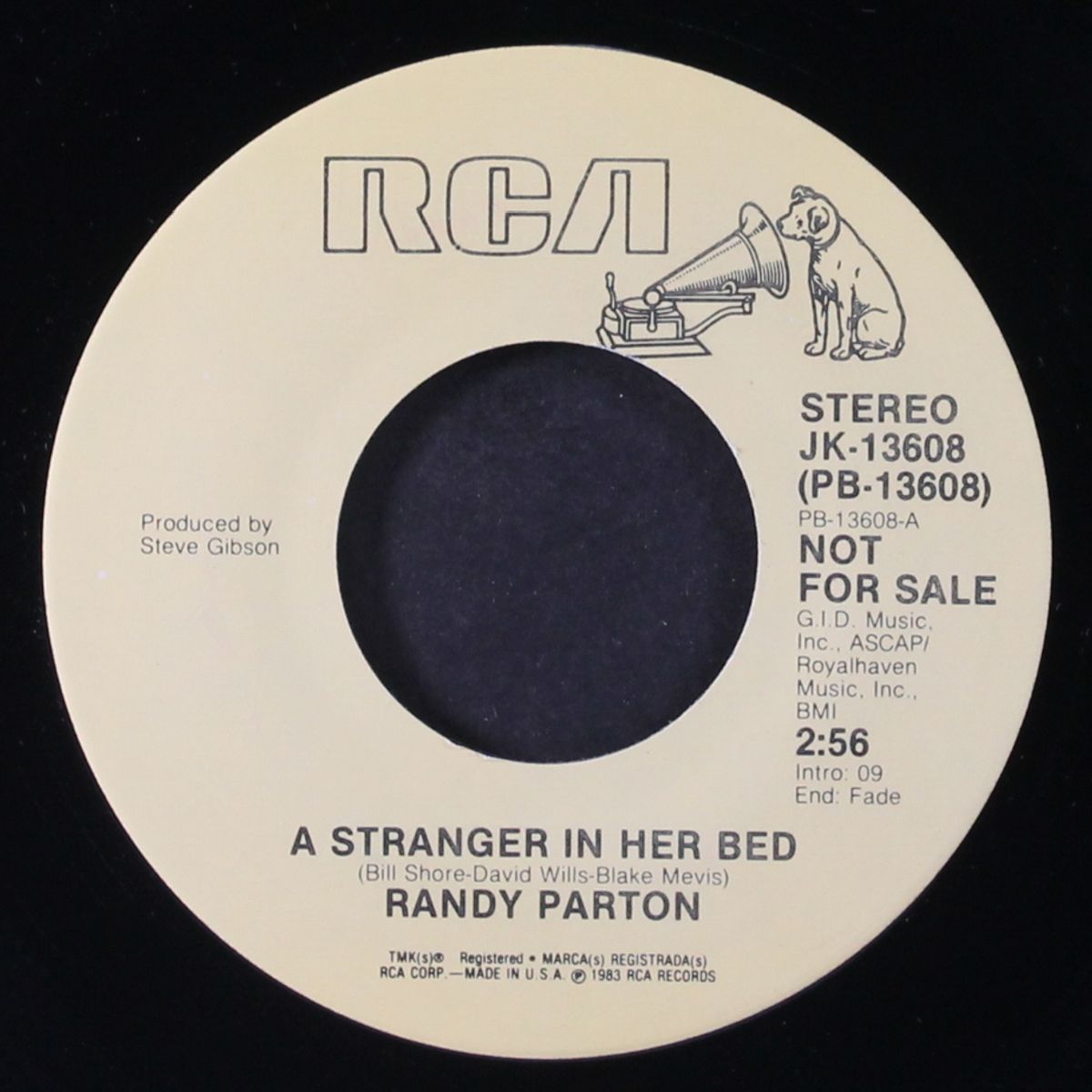 a stranger in her bed / same by RANDY PARTON