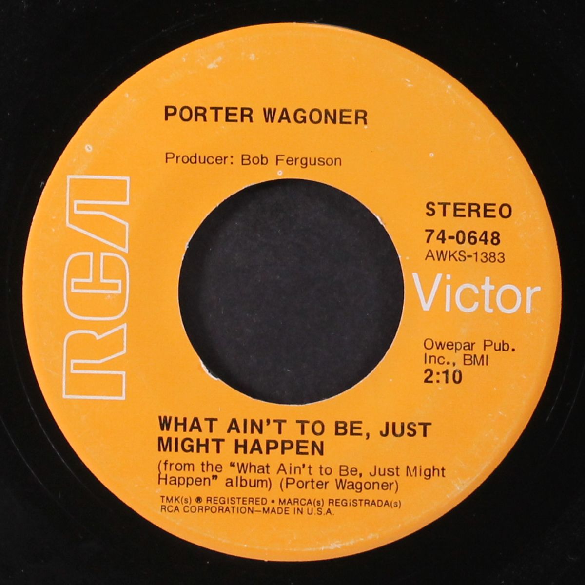 what ain't to be, just might happen / little bird by PORTER WAGONER