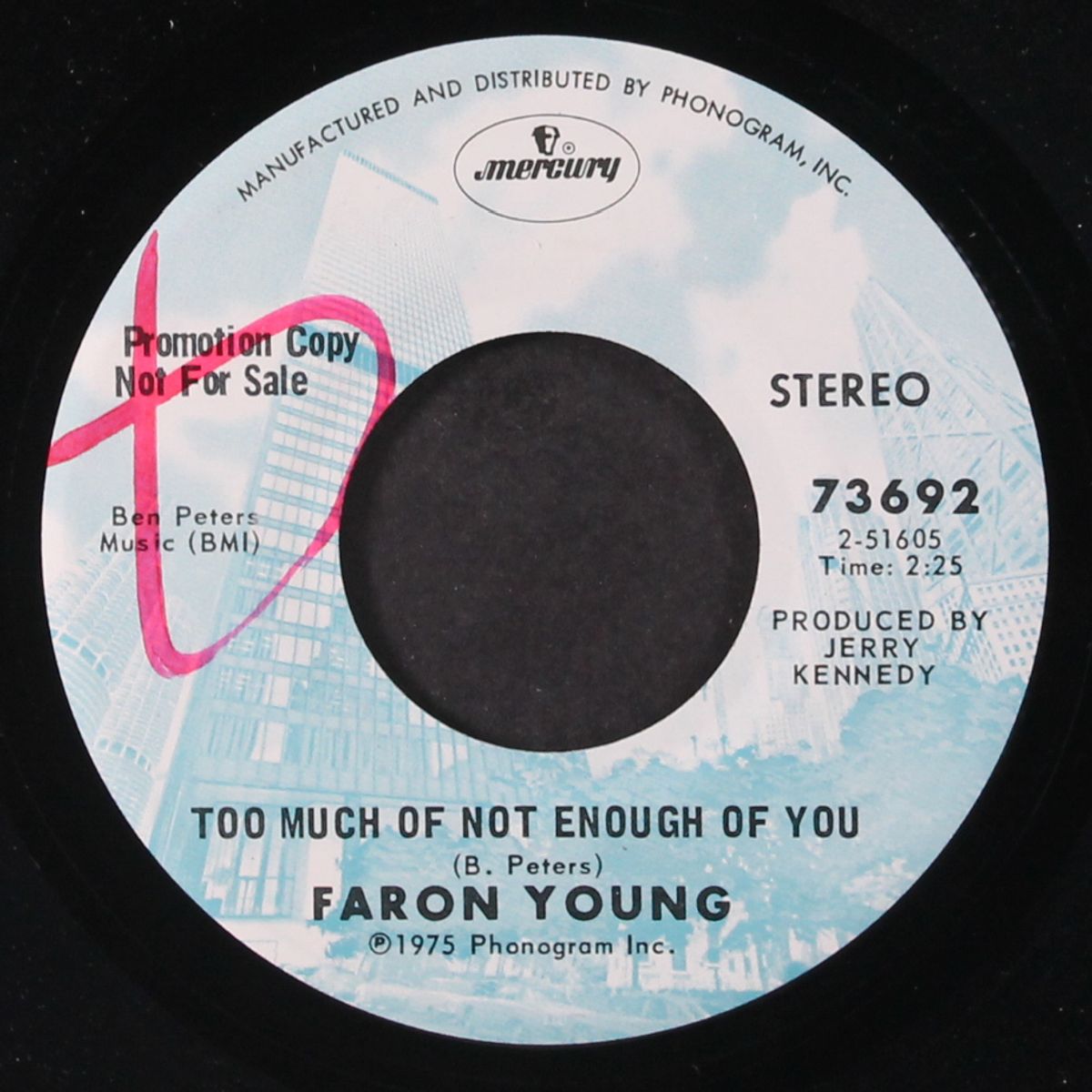 here i am in dallas / too much of not enough of you by FARON YOUNG