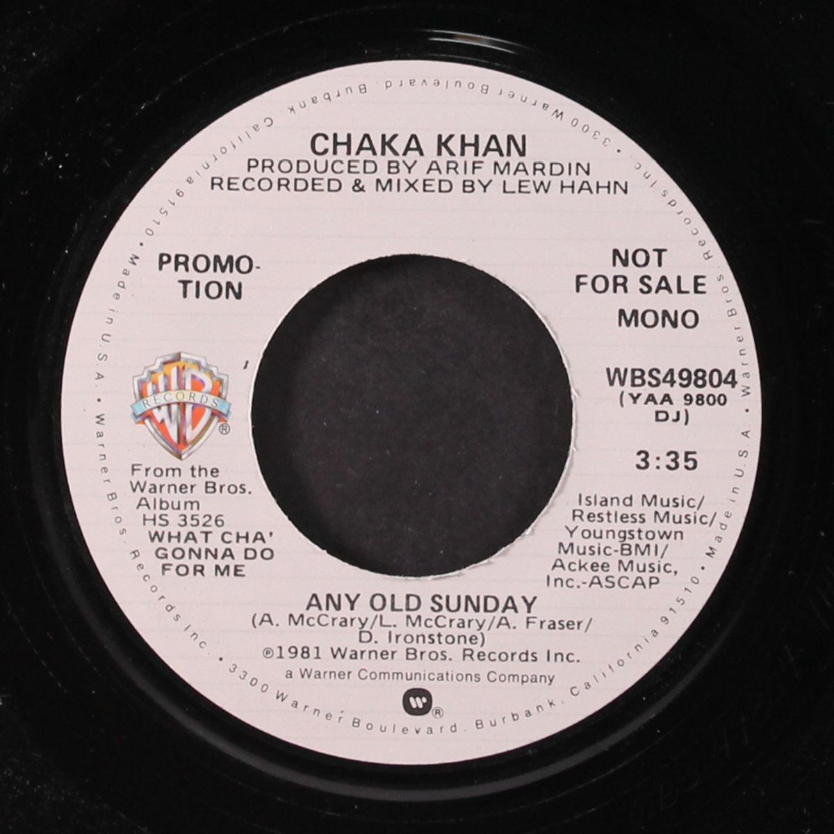 any old sunday / mono by CHAKA KAHN