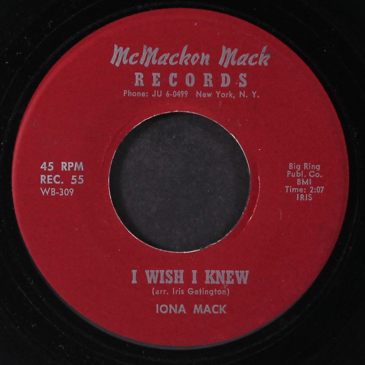 love me again / i wish i knew by IONA MACK