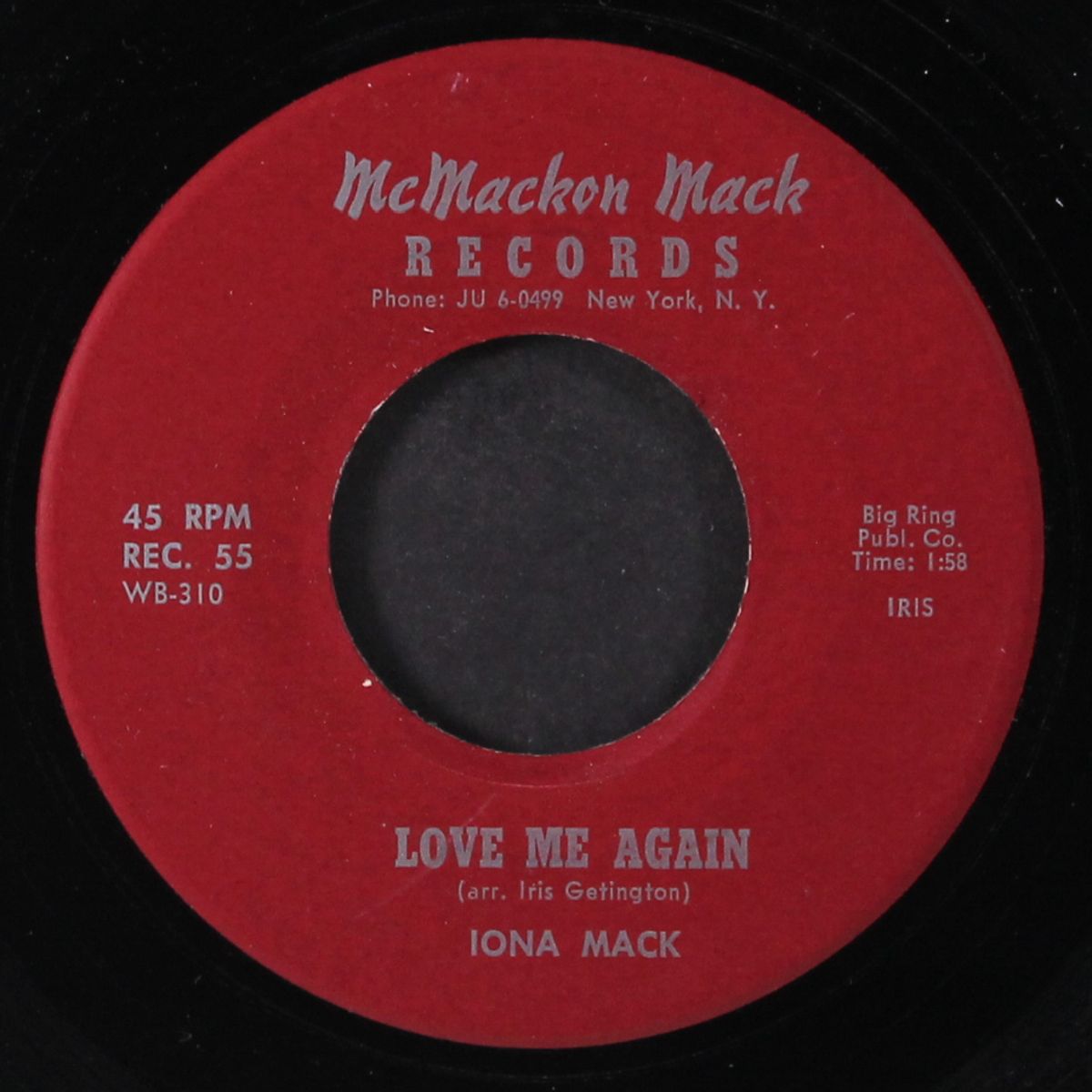 love me again / i wish i knew by IONA MACK