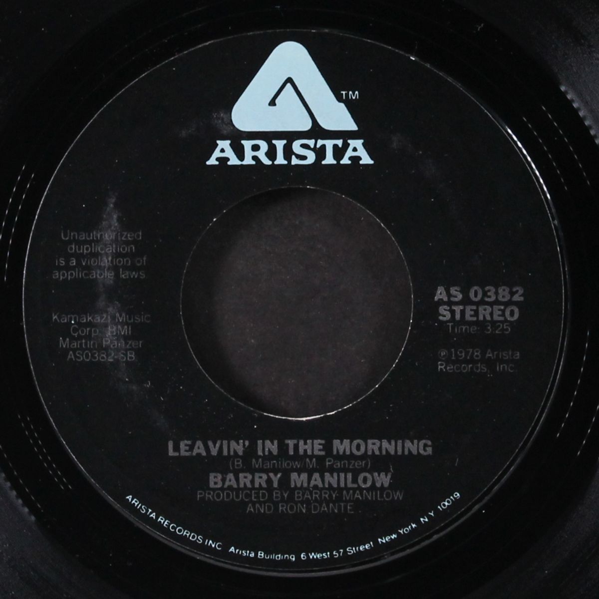 somewhere in the night / leavin' in the morning by BARRY MANILOW